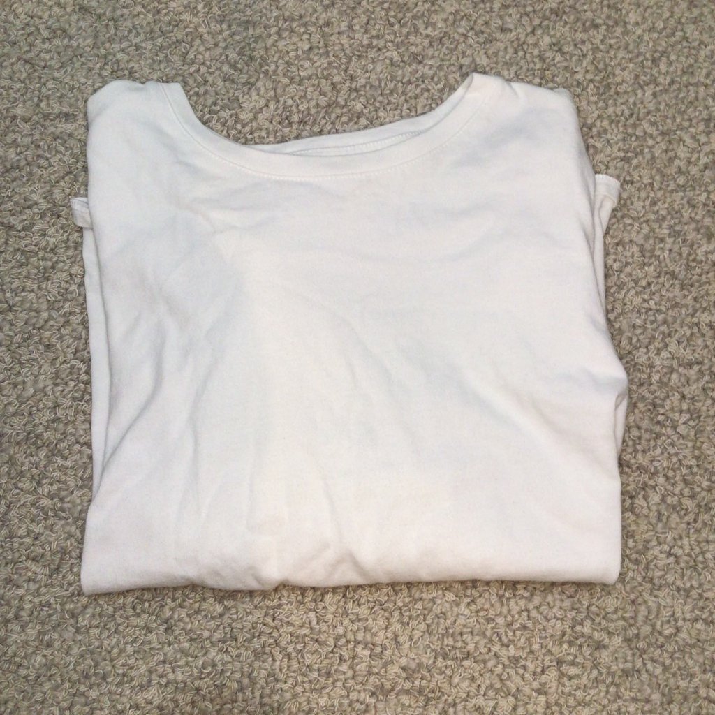 Simple, Basic, White Longsleeve